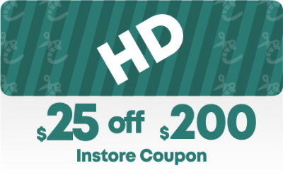 Home Depot $25 off $200 In-Store Coupon
