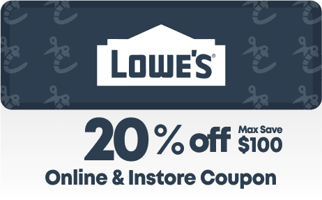 One 1 Lowes 20 Off Online In Store Printable Coupon Lowes Advantage Credit Card Required Hugeoff Coupons