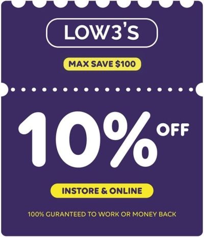 lowe's 10% off coupon