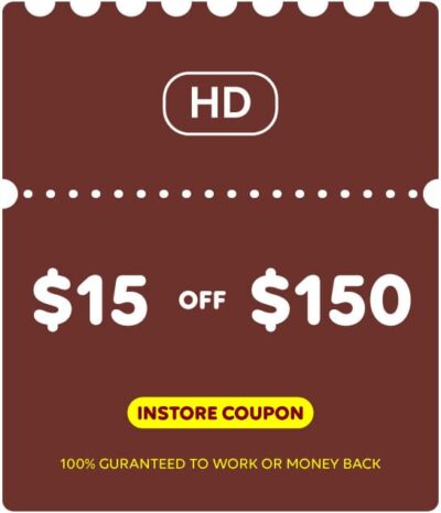 home depot $15 off $150 coupon