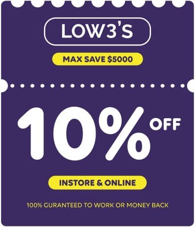 lowes 10% off coupon